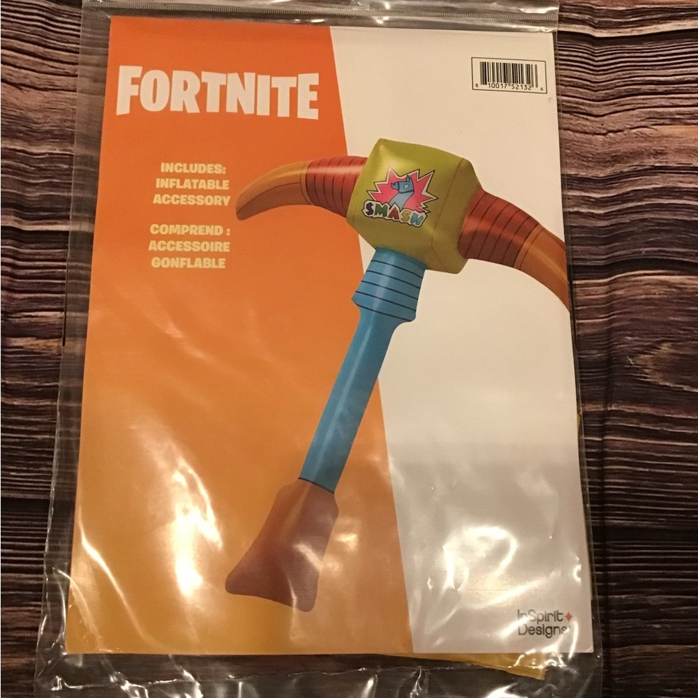 Fortnite inflatable smash axe costume accessory -new